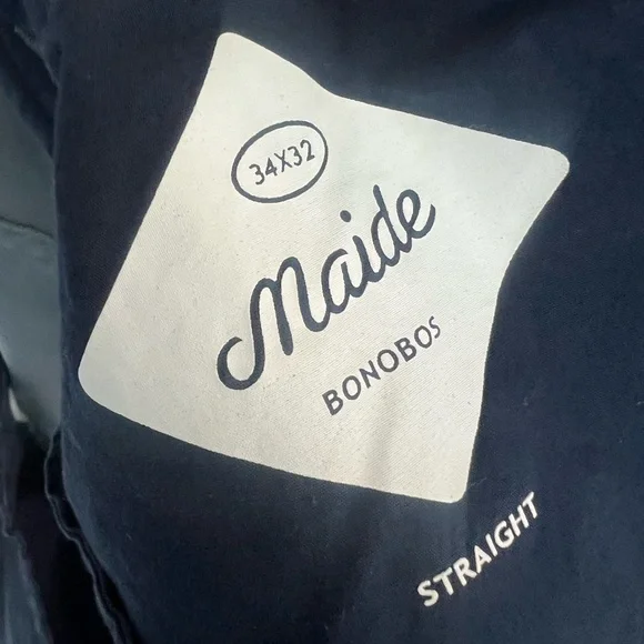Men’s bonobos maie pant 34x32 straight cut